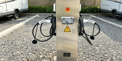 新能源充電 + 供水一體化，極亞智能水電樁成房車營地升級新標配