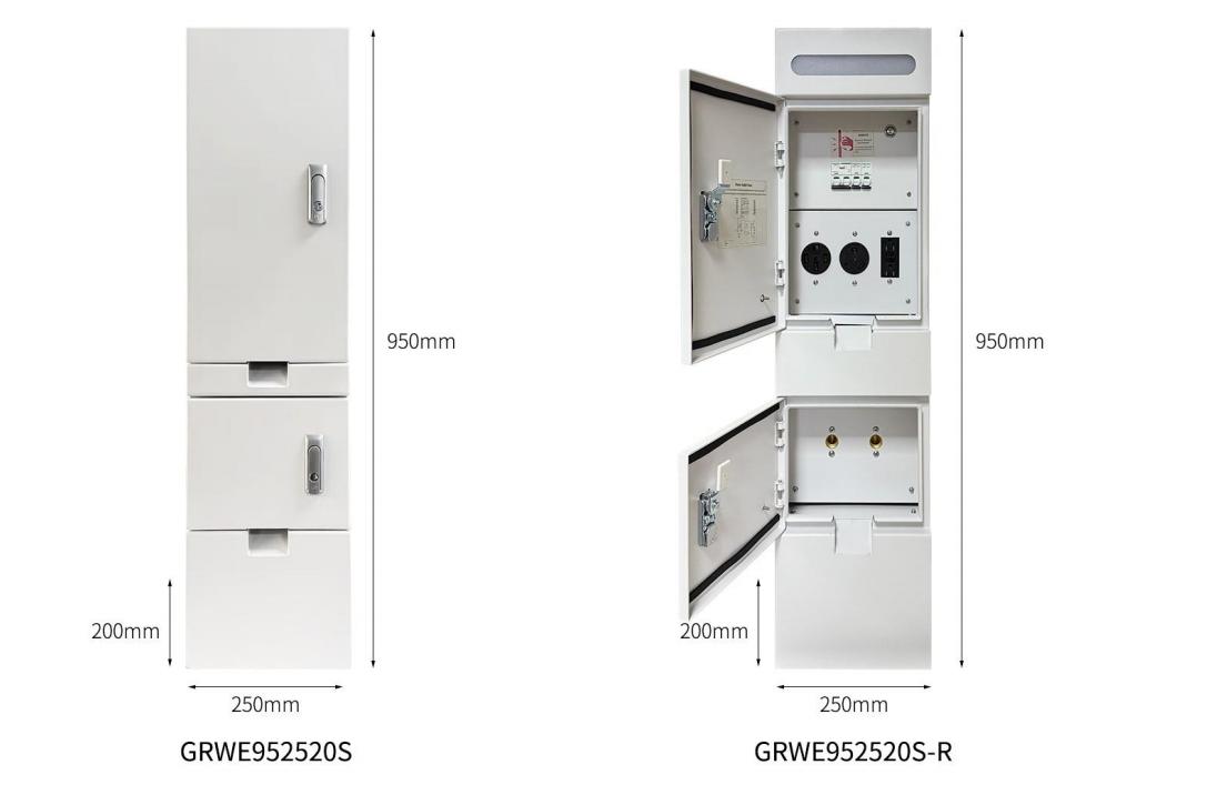 別墅專用水電樁GRWE952520 產(chǎn)品 正面實(shí)拍圖